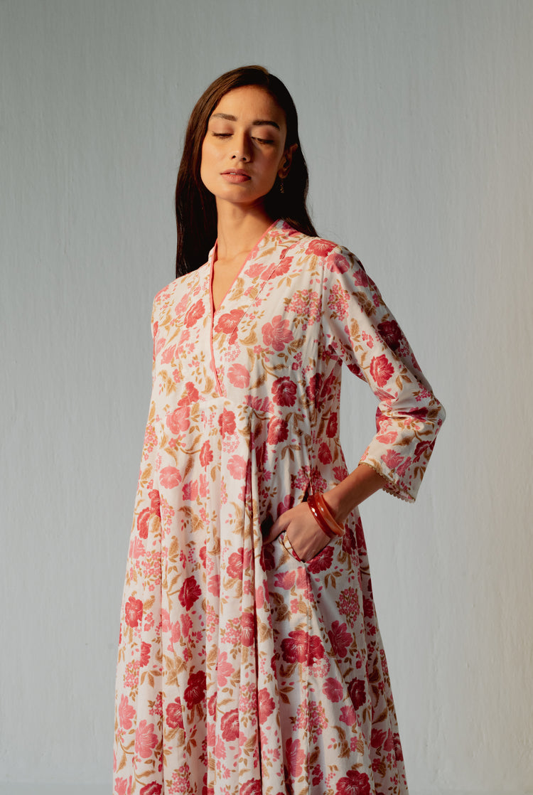 Vintage Kurta Blush White (8228566532395)