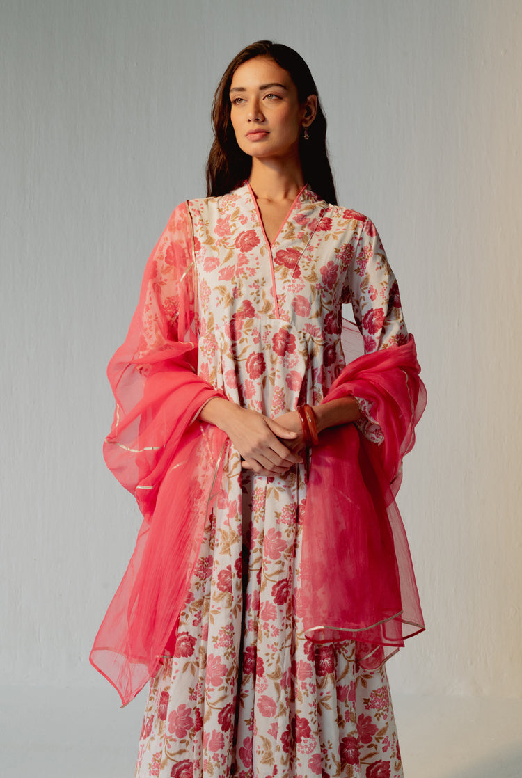 Vintage Kurta Blush White (8228566532395)