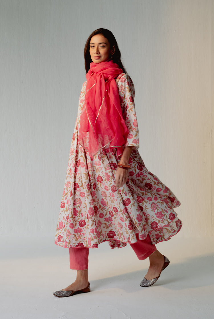 Vintage Kurta Blush White (8228566532395)