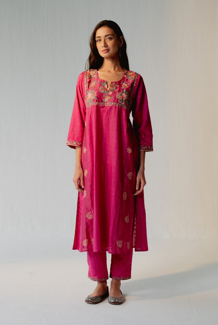 Tulsi Kurta Mauve (8228576788779)