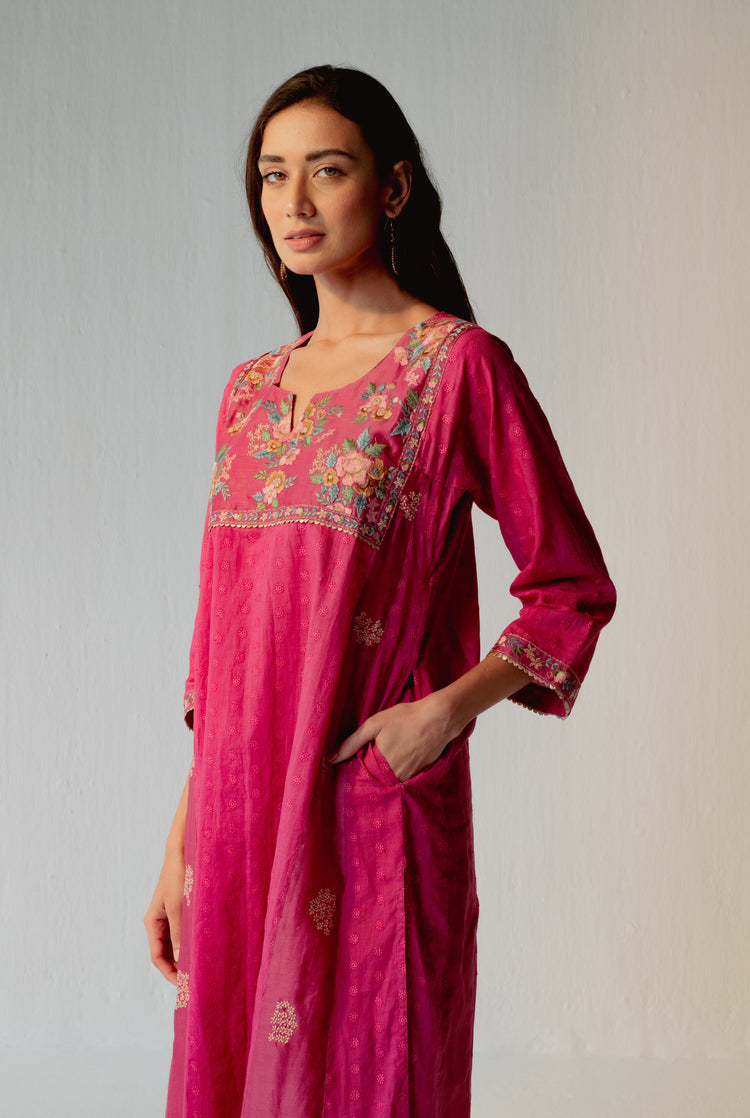 Tulsi Kurta Mauve (8228576788779)