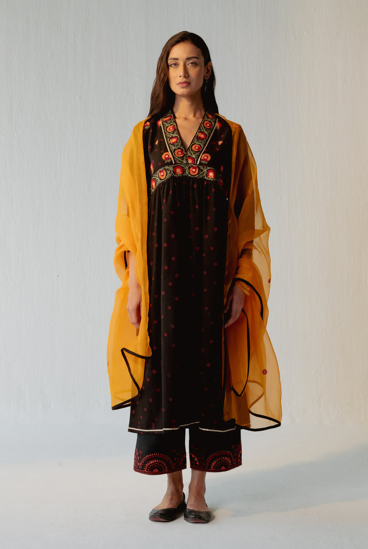 Soha Dupatta Mustard (8229096128811)