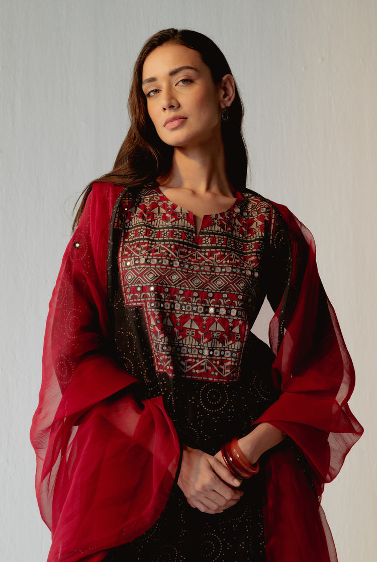 Tulsi Dupatta Maroon (8229103108395)
