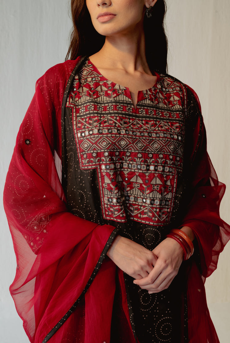 Tulsi Dupatta Maroon (8229103108395)