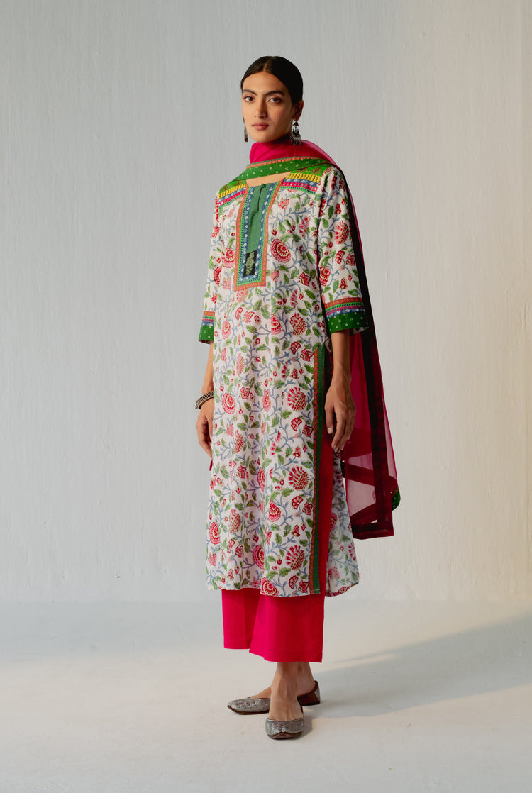 Rang Kurta White Green (8210611241259)