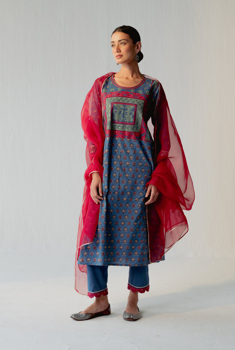 Tulsi Dupatta Maroon (8229095113003)