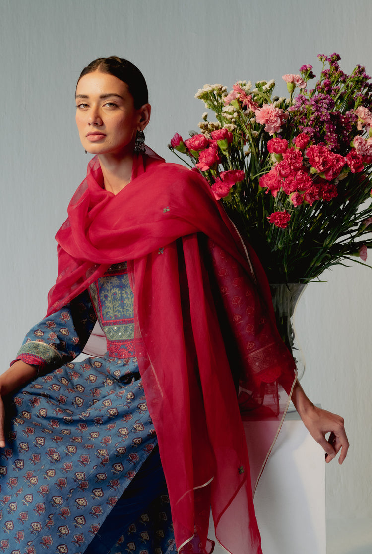 Tulsi Dupatta Maroon (8229095113003)