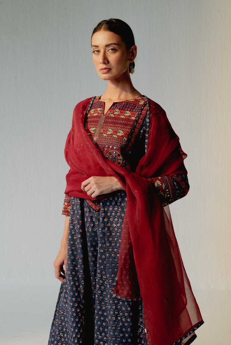 Navya Kurta Navy Blue (8228593565995)
