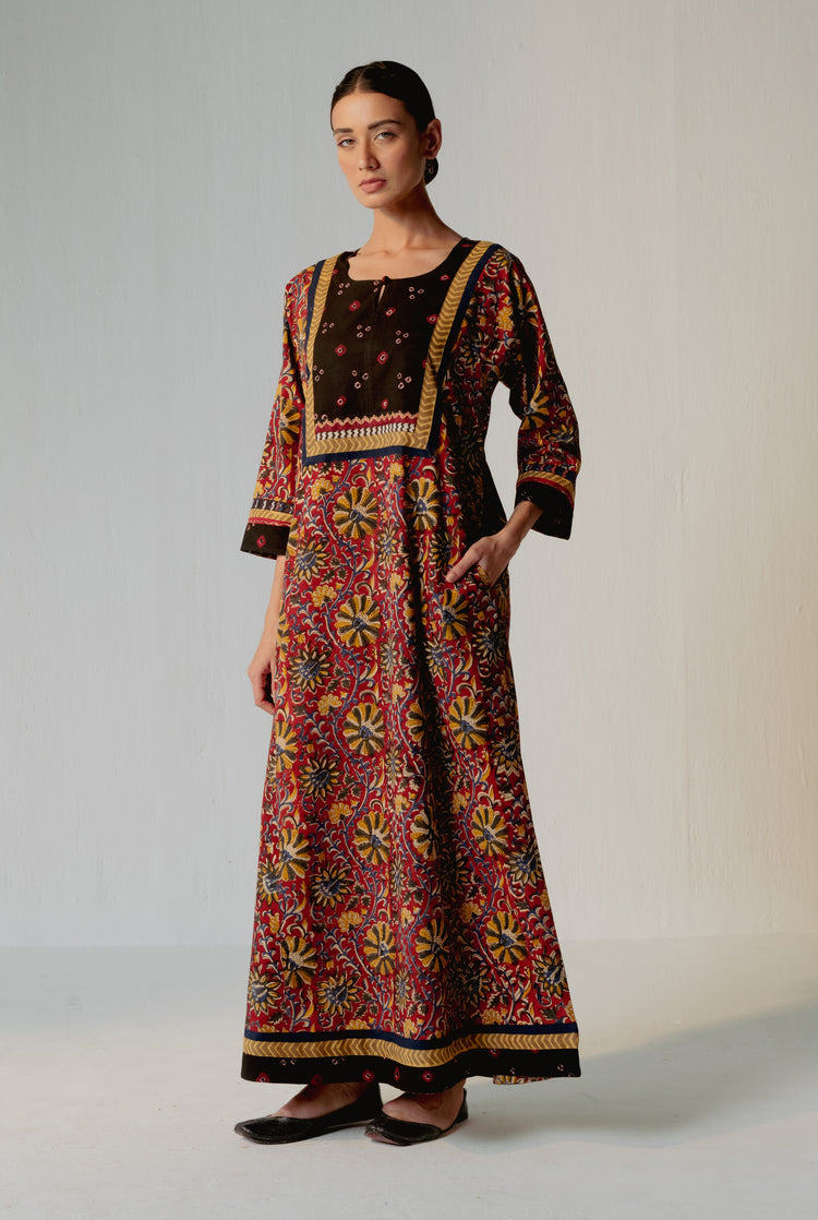 Yoke Caftan Brown (8232765227307)