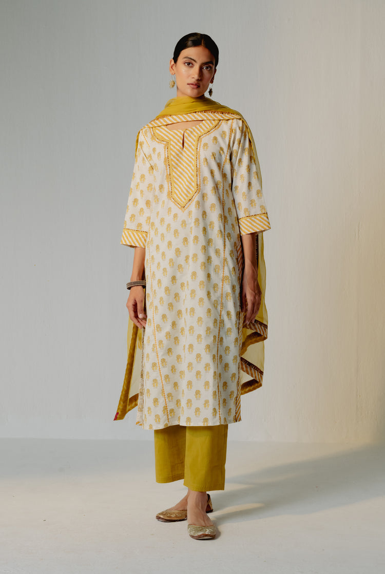 Rozana Chiffon Dupatta Mehendi Green (8232575861035)