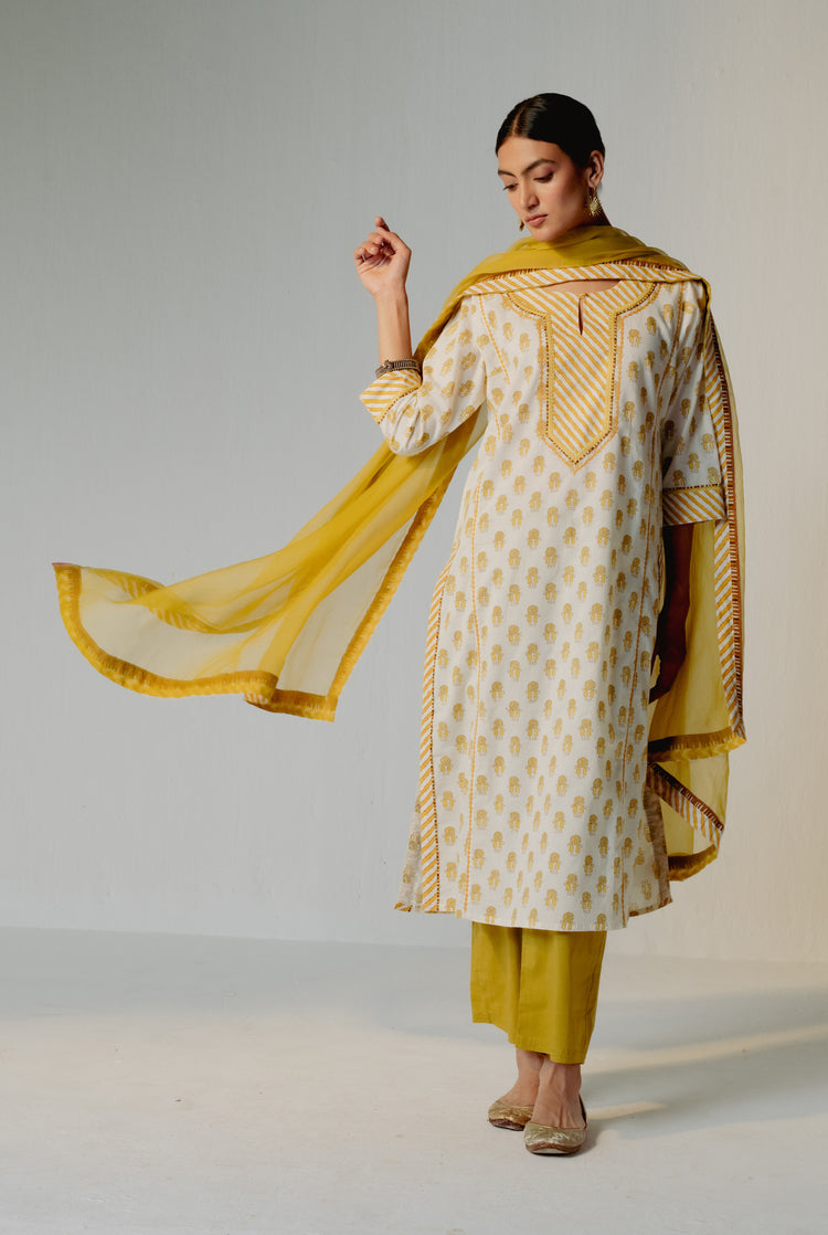 Rozana Chiffon Dupatta Mehendi Green (8232575861035)