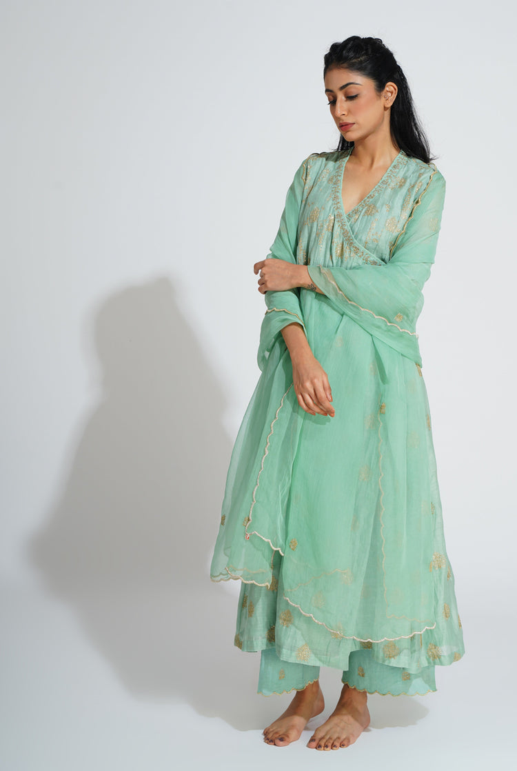 Kiana Dupatta Sage (8054036955435)