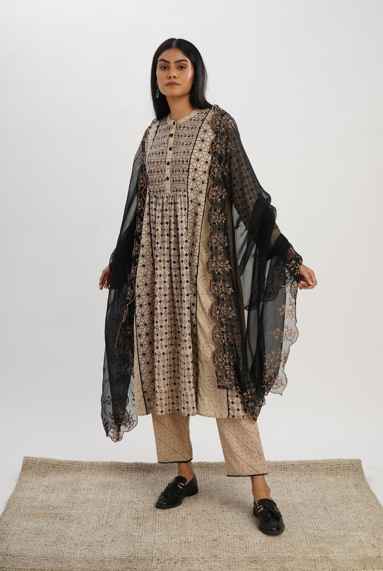 Hanna Dupatta Black (8054015394091)