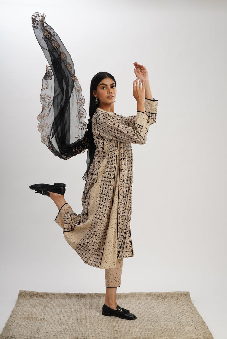 Hanna Dupatta Black (8054015394091)