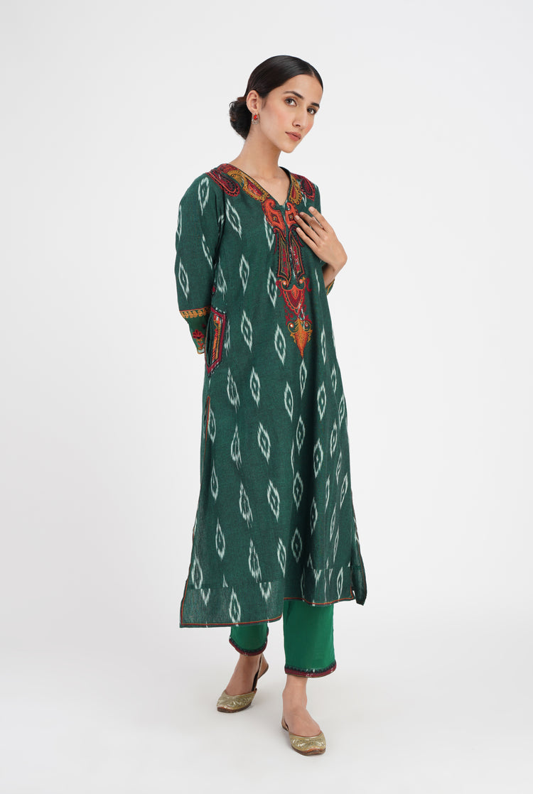 Siya Kurta Green (7087203221551)