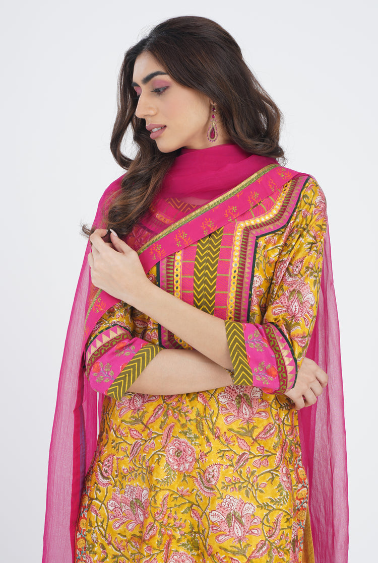 Rozana Chiffon Dupatta Pink (7087176351791)