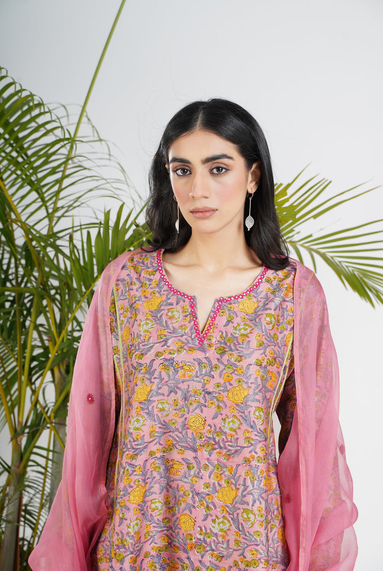 Tulsi Dupatta Rough Pink (8059512815915)