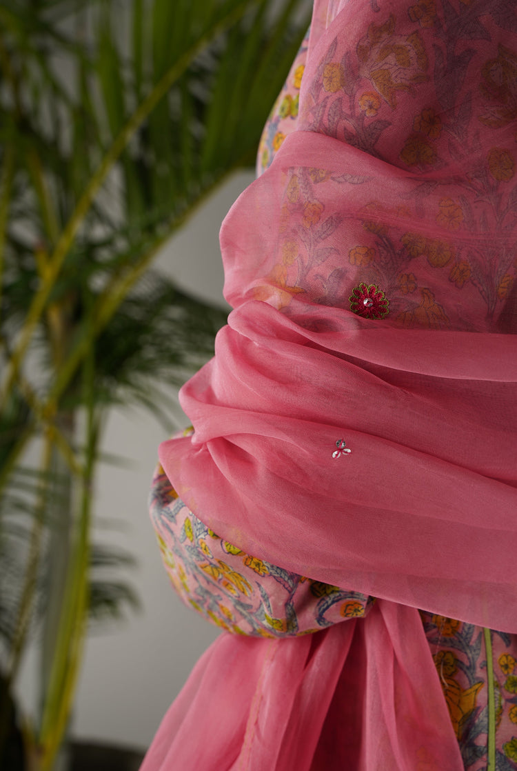Tulsi Dupatta Rough Pink (8059512815915)