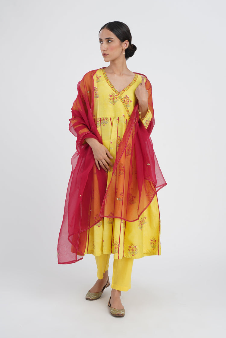 Kia Dupatta Deep Red (7087251128367)