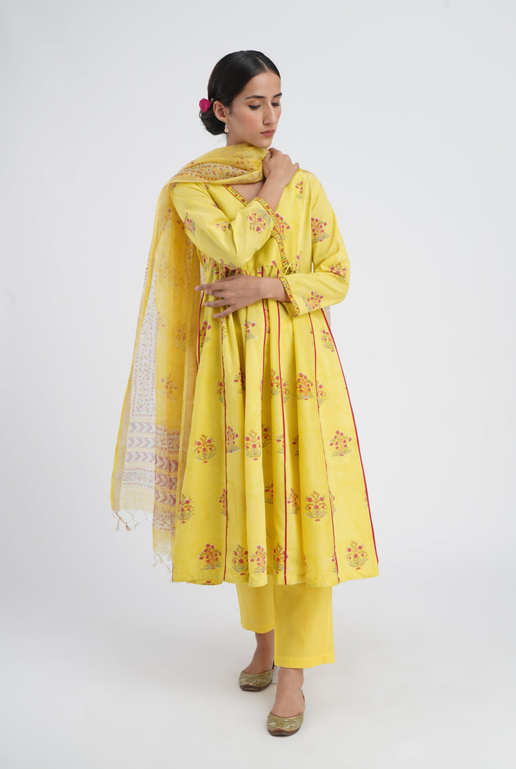 Kia Dupatta Yellow (7087307292719)
