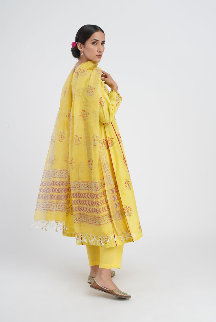 Kia Dupatta Yellow (7087307292719)
