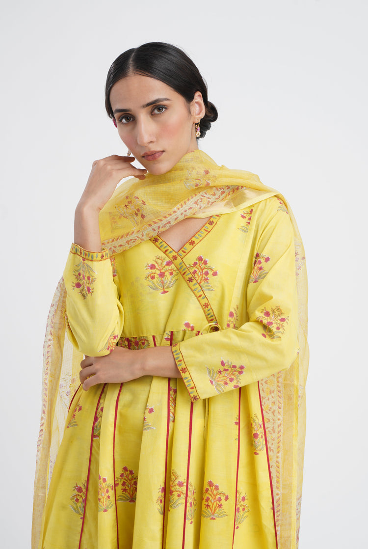 Kia Dupatta Yellow (7087307292719)