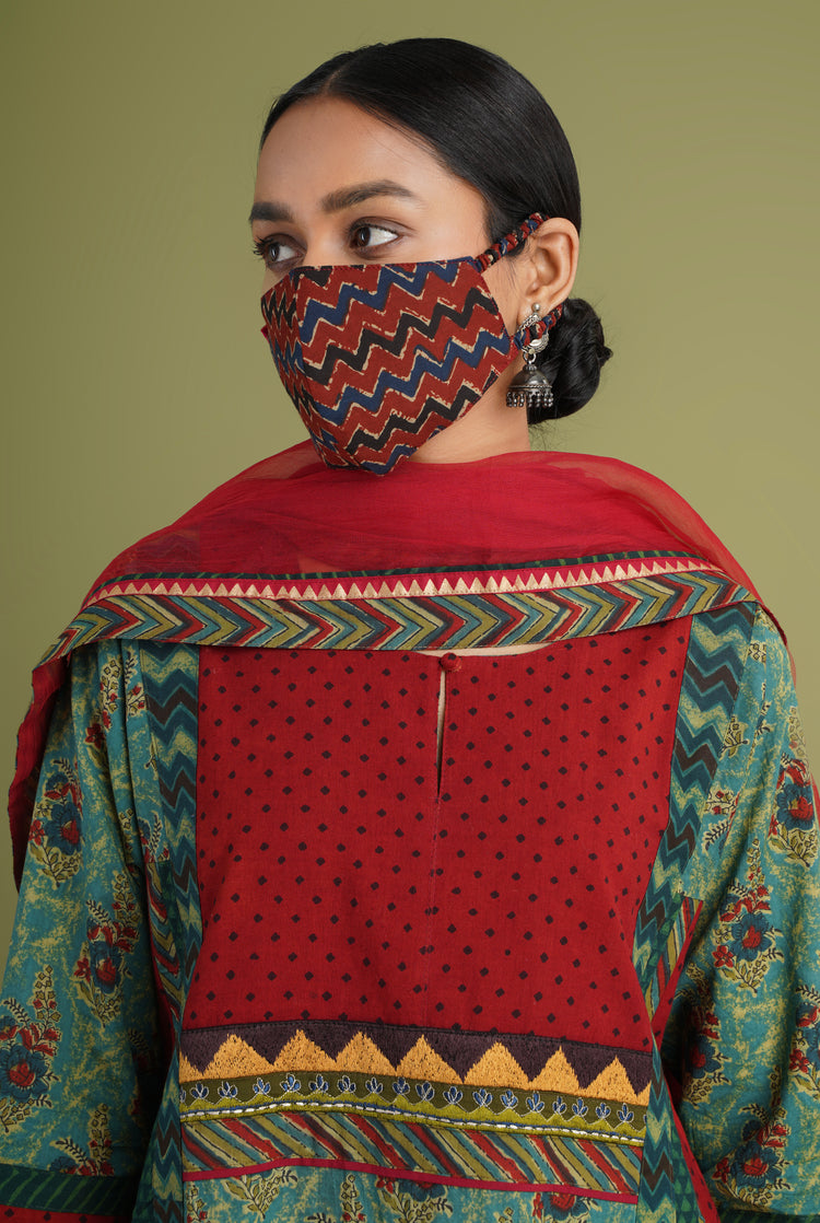 Printed Mask Red (6907632418863)