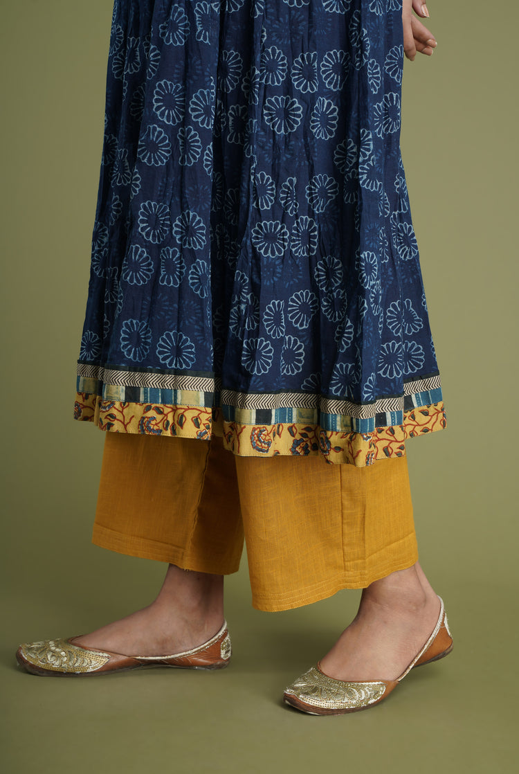Rozana Plain Pant Mustard (6936654872623)