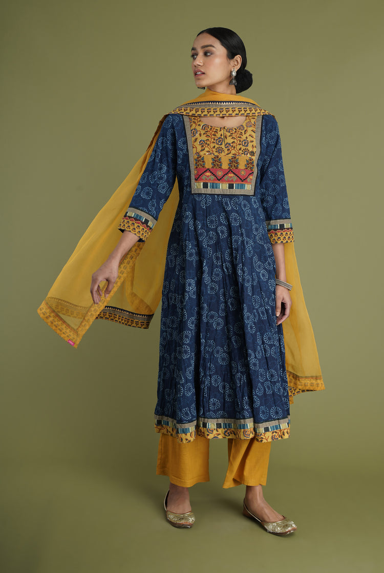 Rozana Plain Pant Mustard (6936654872623)