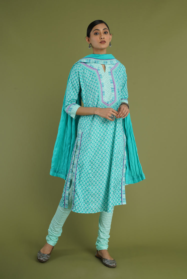 Rozana Kurta Aqua (6969139724335)