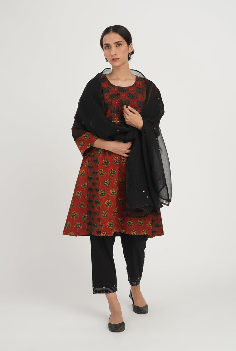 Mahika Dupatta Black (7087252111407)
