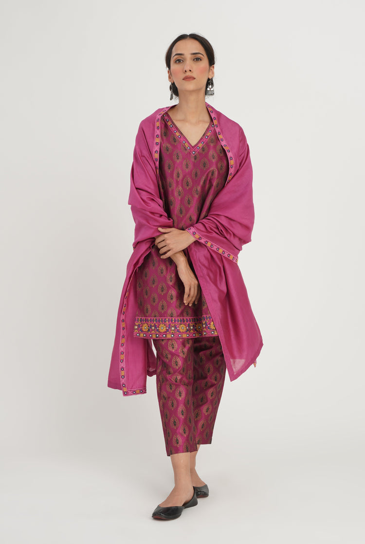 Vani Dupatta Pink (7087262957615)