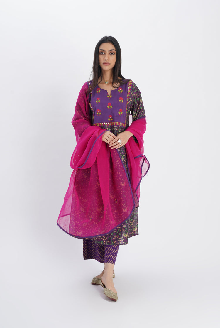 Tulsi Dupatta Deep Pink (8018177720619)