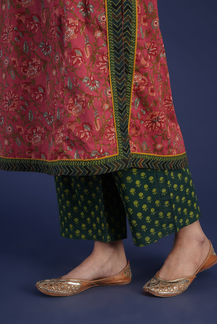 Rozana Pant Printed Green (6870140878895)