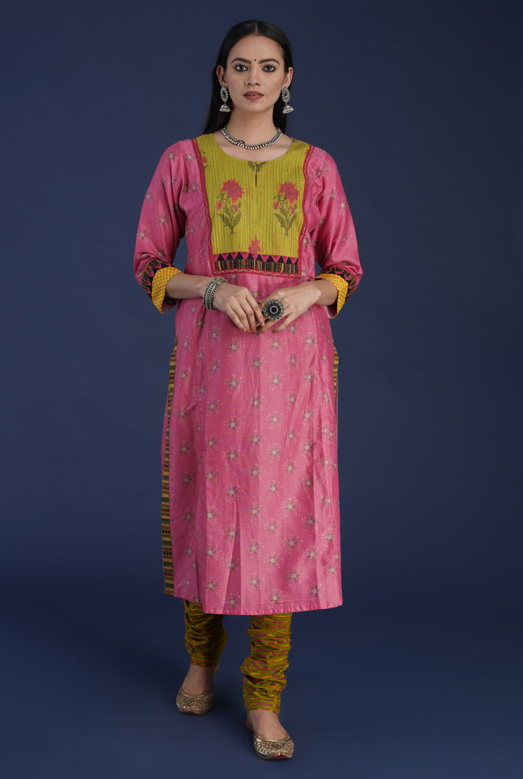 Rozana Bottom Printed Meh.Green (6870140420143)