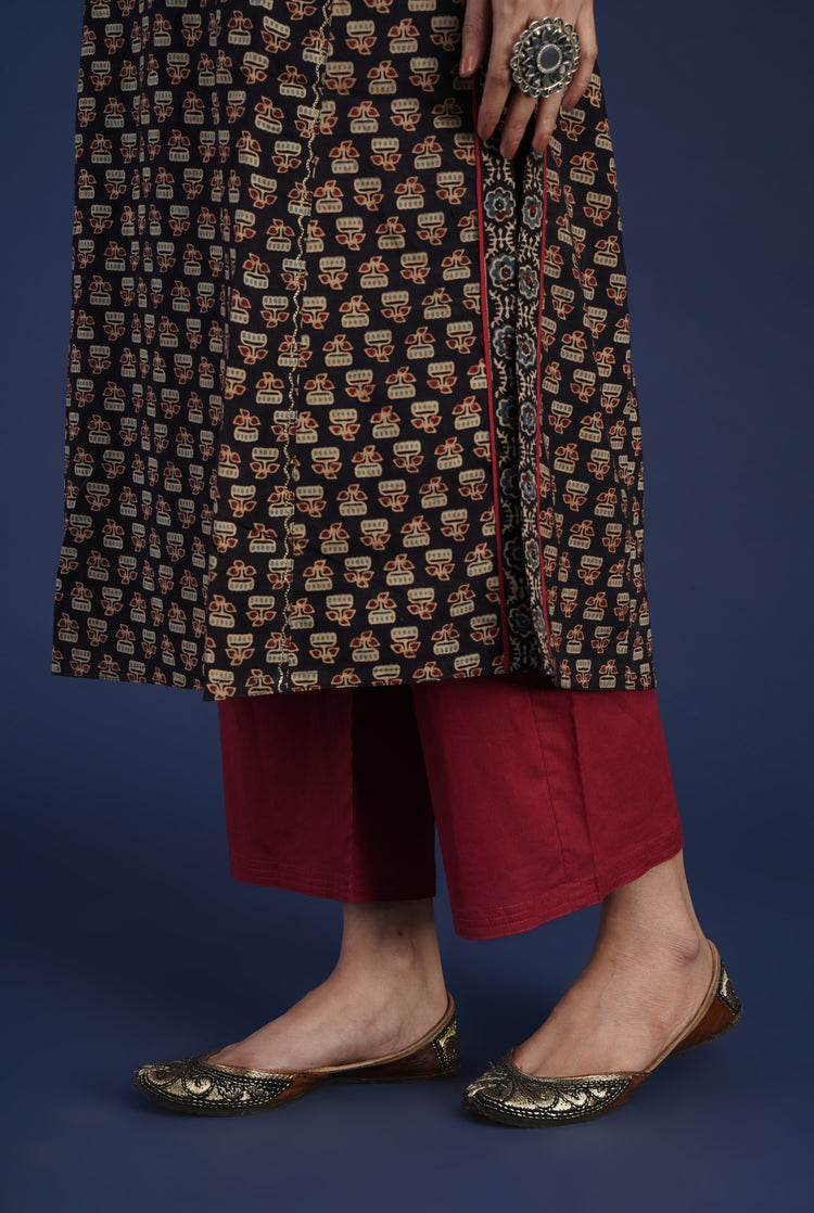 Rozana Pant Maroon (6872385060911)