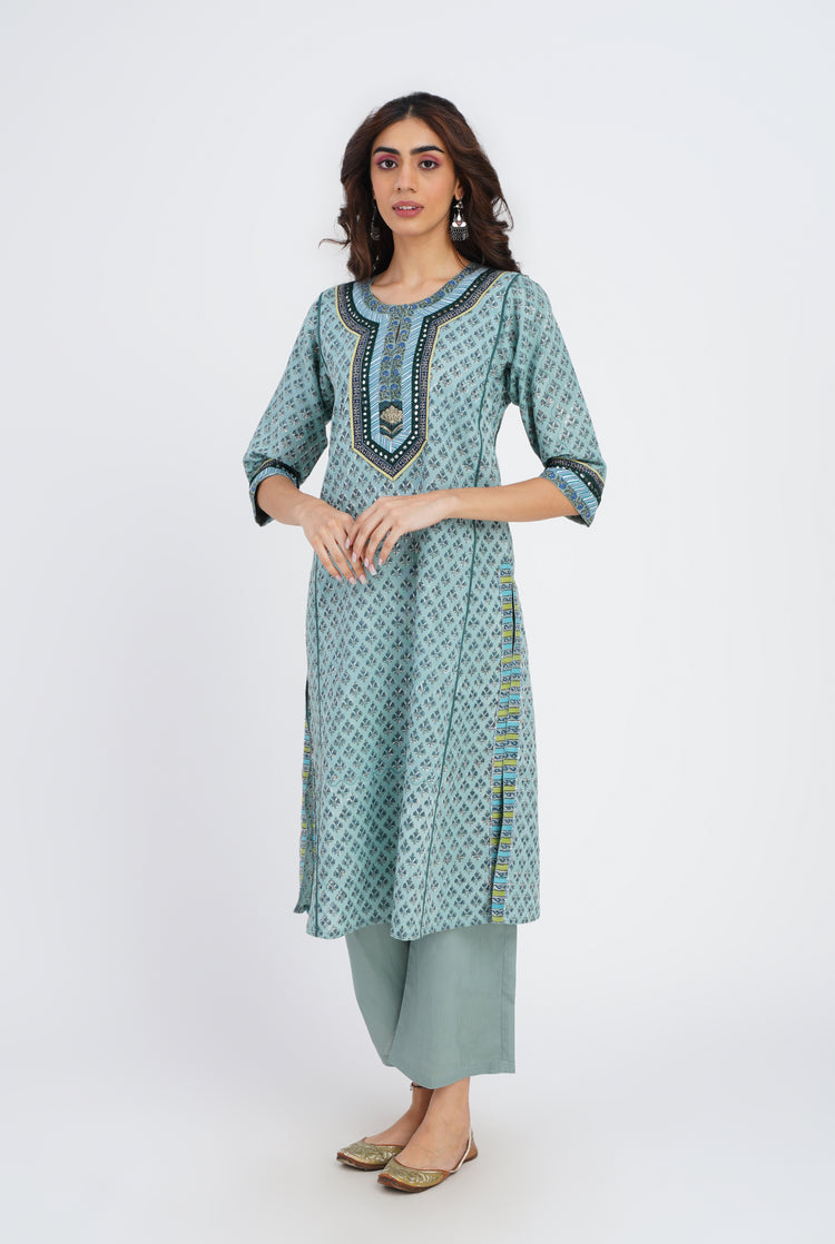 Rozana Pant Pale Turquoise (7086907359279)