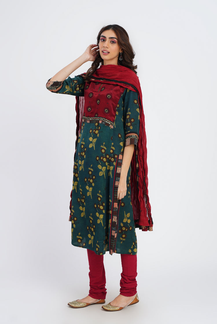 Rozana Bottom Maroon (7086894153775)
