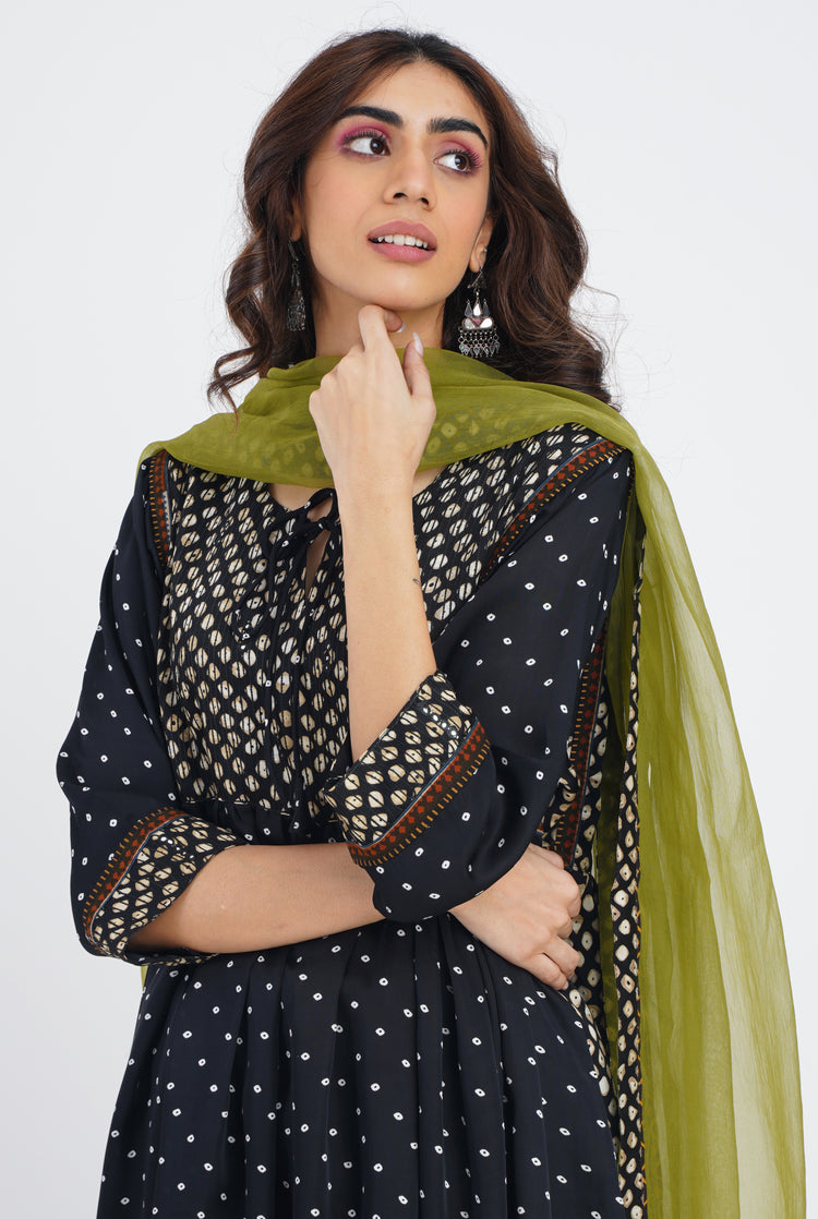 Rozana Chiffon Dupatta Mehendi Green (7087178022959)