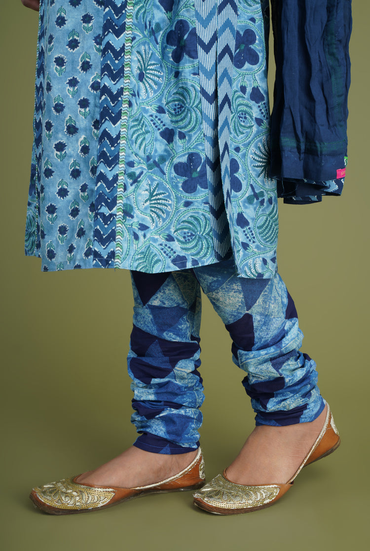 Rozana Printed Bottom Blue Indigo (6969252282415)