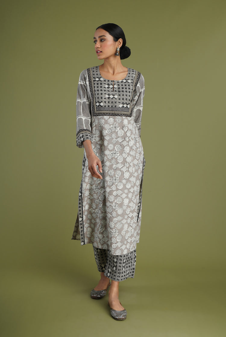 Elena Kurta Grey White (6936652873775)
