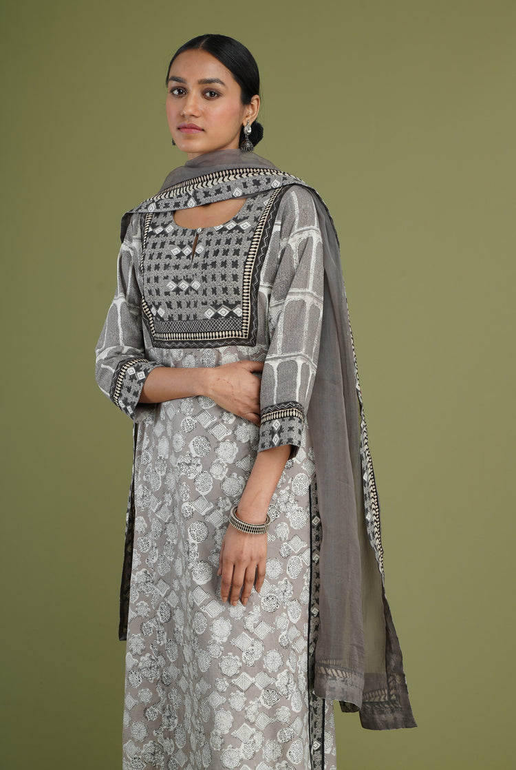 Elena Kurta Grey White (6936652873775)