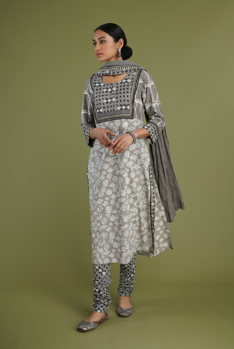 Elena Kurta Grey White (6936652873775)