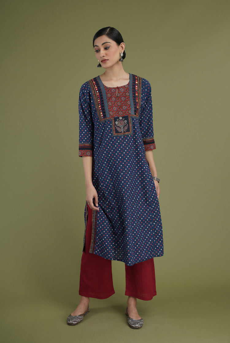 Rozana Plain Pant Maroon (6941316382767)