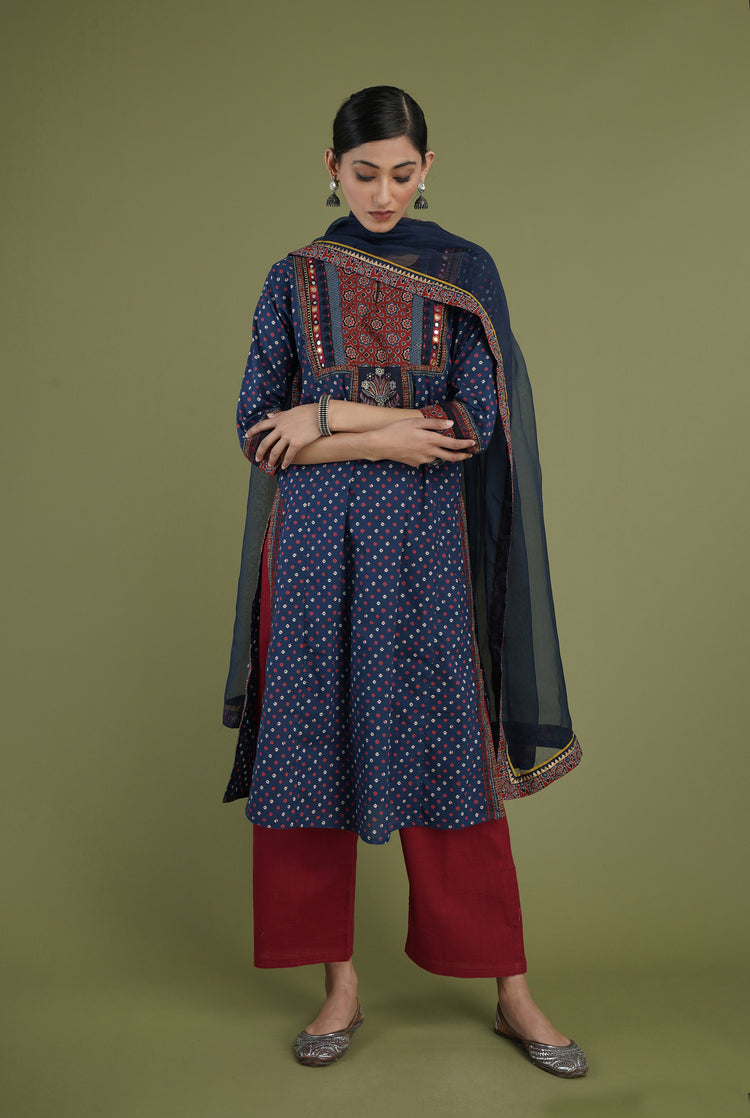 Rozana Plain Pant Maroon (6941316382767)