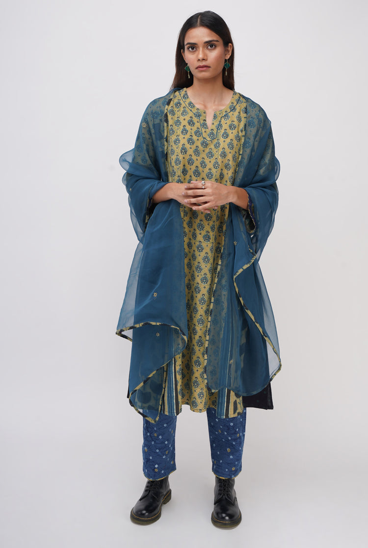 Tulsi Dupatta Teal (8059511308587)