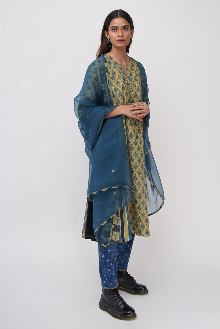 Tulsi Dupatta Teal (8059511308587)