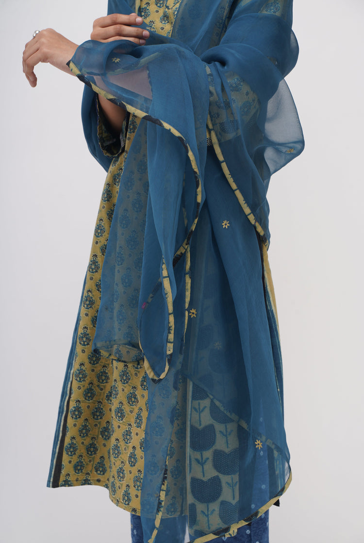 Tulsi Dupatta Teal (8059511308587)