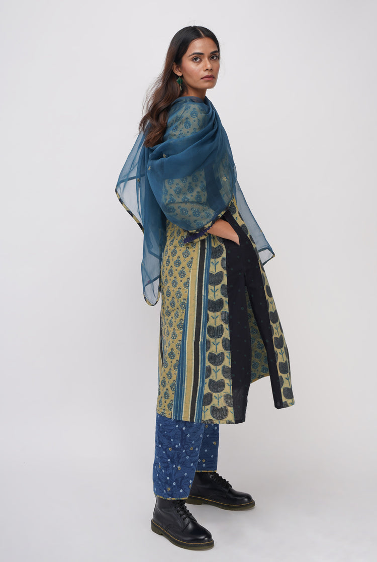 Tulsi Dupatta Teal (8059511308587)