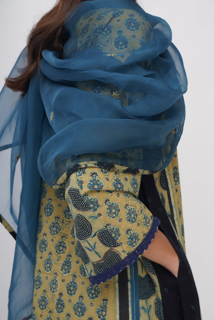 Tulsi Dupatta Teal (8059511308587)